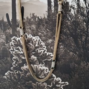 Rhinestone Chain Necklace